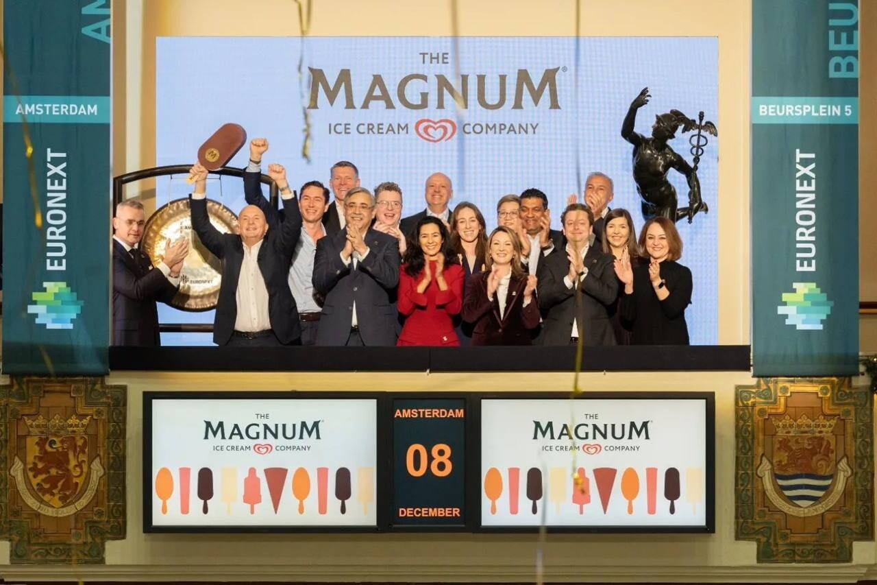 Производитель мороженого Magnum вышел на биржу в качестве самостоятельной компании после выделения из Unilever