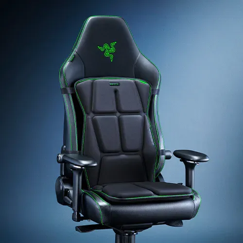 Razer представила первую тактильную подушку для кресел с обратной связью — Freyja